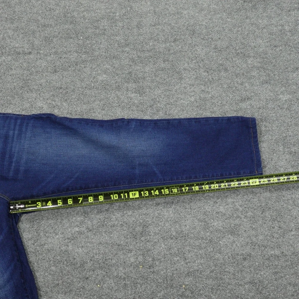 Cremieux Jeans Mens 31x25 Blue Premium Denim Straight Leg Stretch Dark Wash
